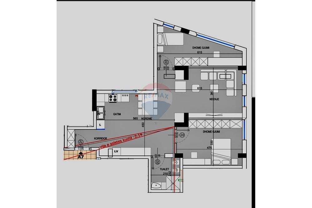 Apartamento 2+1 à venda residência.. Kodra 1
