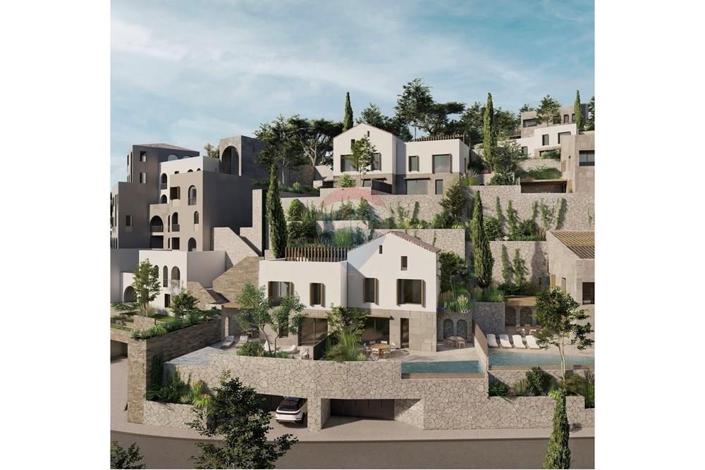 Shitet apartament 1+1 me pamje të lire nga deti tek folie village në jale.