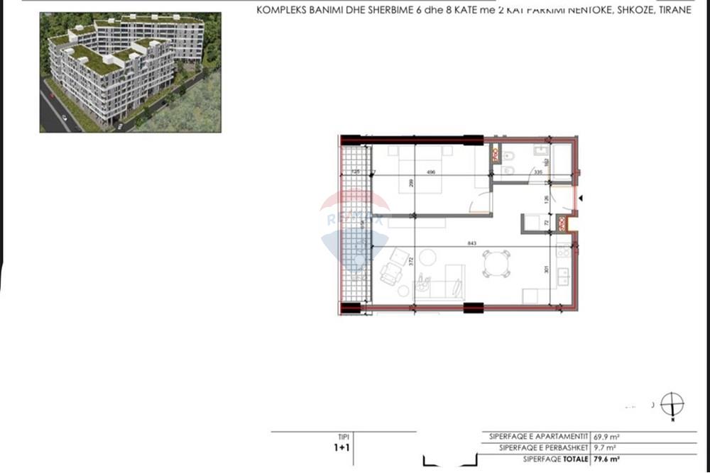 Forest residence, ein ruhiges komplex am stadtrand von Tirana mit reserviertem parkplatz und gemeinschaftsflächen. (4)