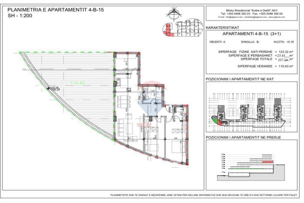 Apartamento en venta 3+1 cerca de zgjerimi kodra e diellit 2!