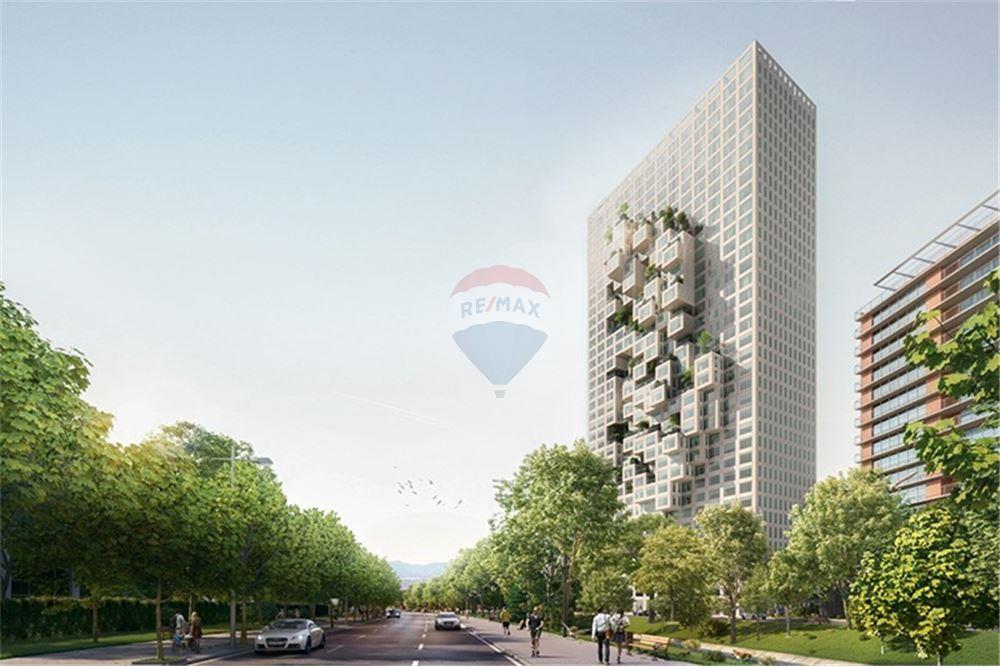 Downtown one ist ein 40-stöckiges gebäude über dem boden mit 5 tiefgaragenebenen, multifunktional, im herzen von Tirana gelegen. (2)