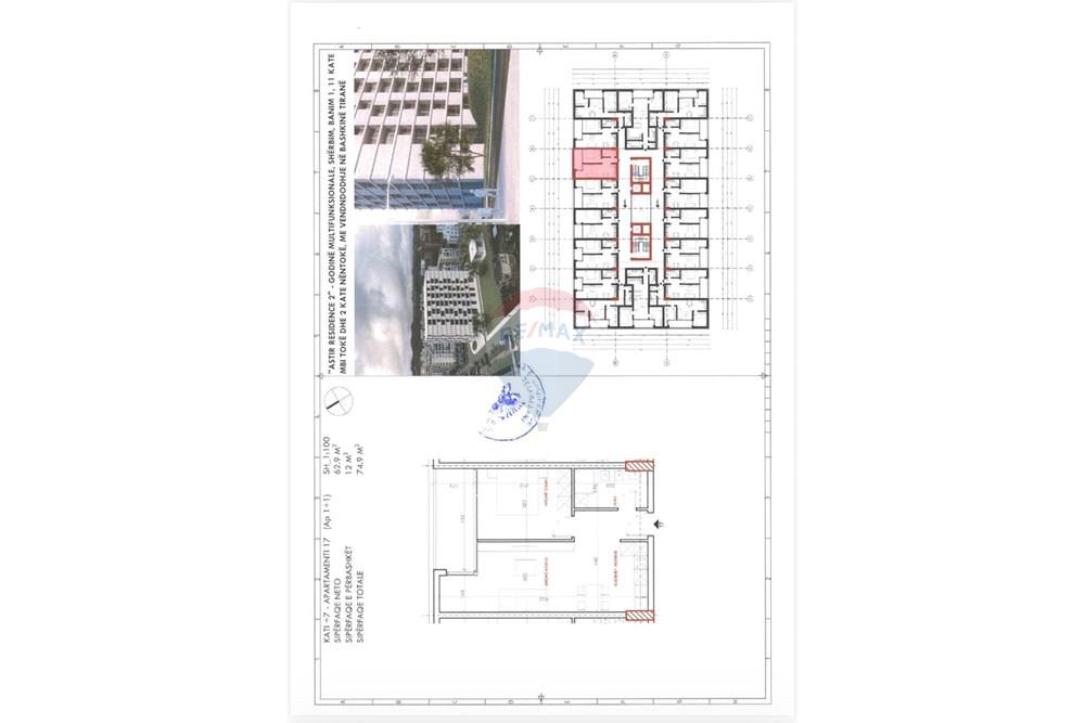 Appartamento 1+1 in vendita Astir 2 residence, unaza e re, di fronte a kompleksi fratari