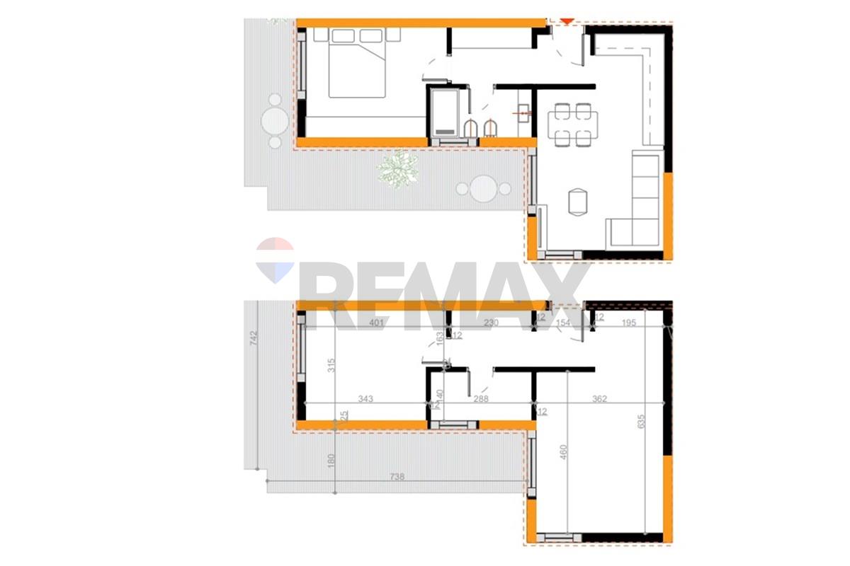 Appartement à vendre 1+1 au 3ème étage à gjiri i lalzit 82,4 m² (3)