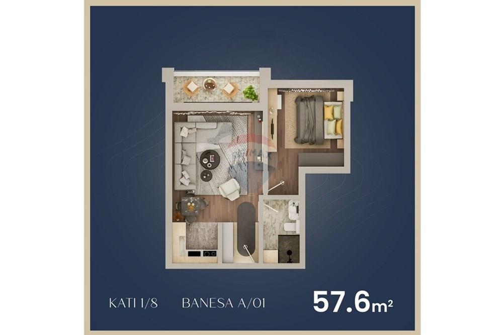 Appartamento in vendita dardani, Prizren! L'appartamento ha 57,6 m² ed è di nuova costruzione. (2)