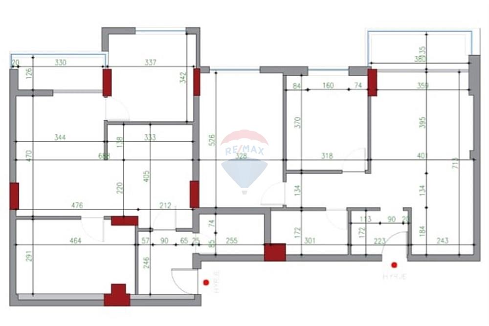 Ne Yzberisht in der nähe der bäckerei nela 6, wohnung 180 quadratmeter brutto und 164 quadratmeter netto zum verkauf.