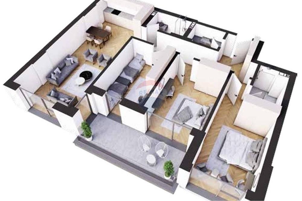 Apartment for sale dardani, Prizren! The apartment has 137.3 m² and is a new construction. (2)