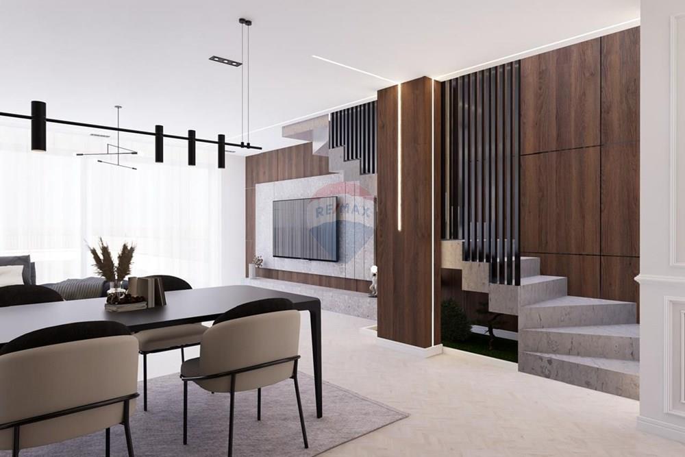 Casa moderna à venda em therandë. A casa tem uma área de 203,71 m² e está localizada em uma zona tranquila e residencial.