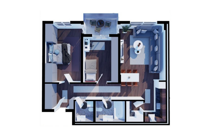 Wohnung 99,43m² zum #verkauf in Gjakovë. (4)