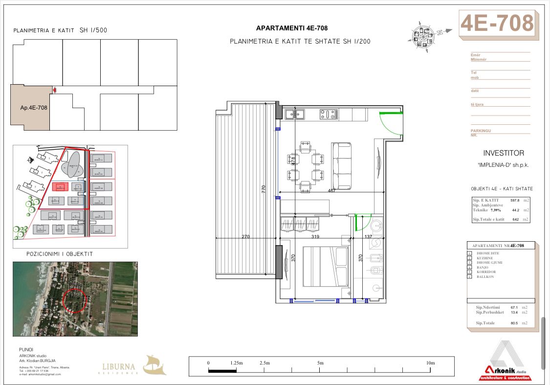 Apartment for sale in golem durres albania