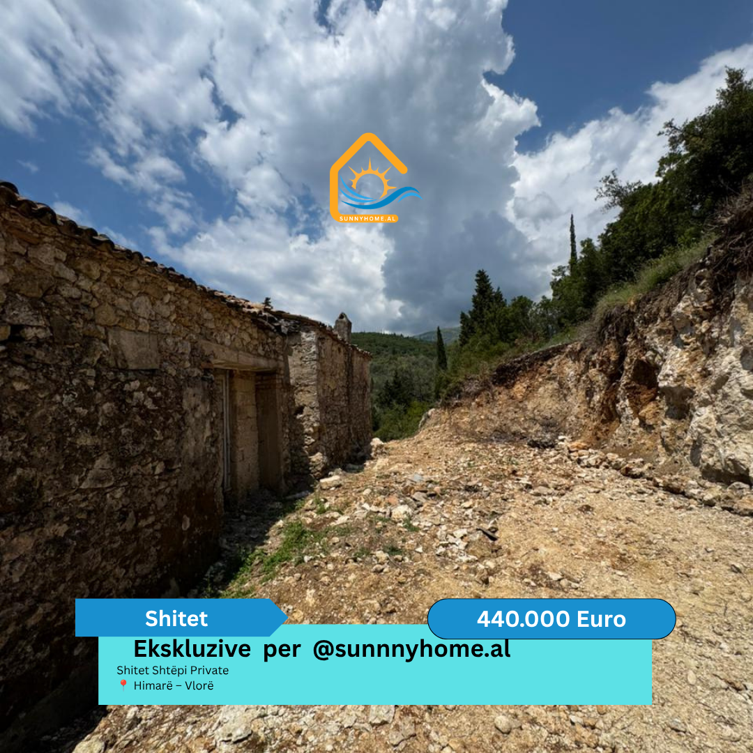 ‼️ exclusivo em Vlorë para sunnyhome.al ‼️ terreno à venda ullishte – 2000 m² himarë – Vlorë preço: 200.000 euros
