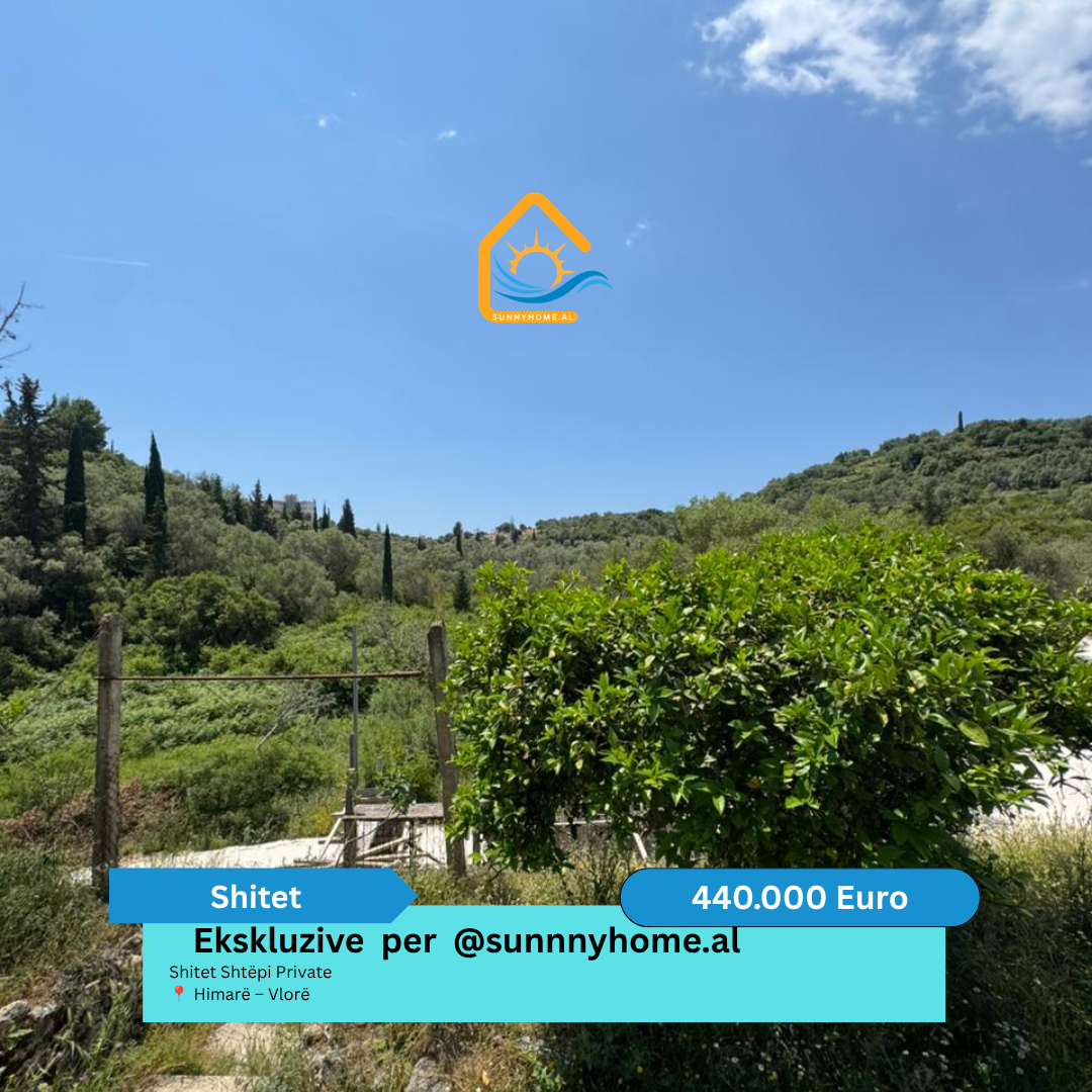 ‼️ exclusivo em Vlorë para sunnyhome.al ‼️ terreno à venda ullishte – 2000 m² himarë – Vlorë preço: 200.000 euros