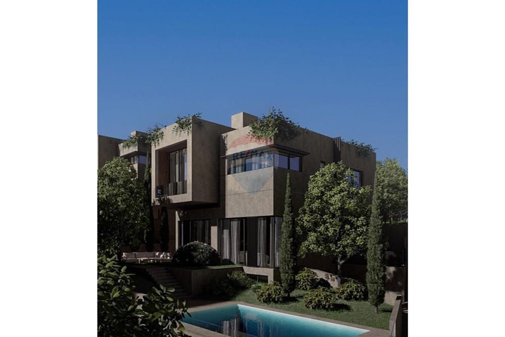 Villa única en venta con arquitectura moderna y construcción de calidad en top lake residence, farke