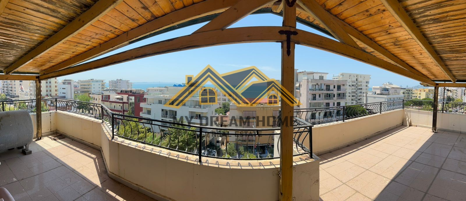 Penthouse zu verkaufen 2+1+balkon mit meerblick strand hekurudha durres | my dream home real estate - albanien