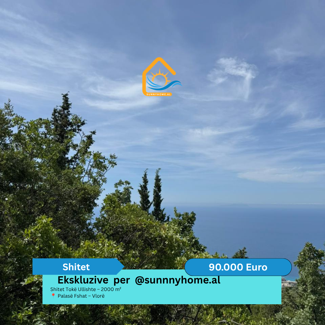 ‼️ ekskluzive ne vlore per @sunnyhome.al ‼️ shitet tokë ullishte – 2000 m² palasë fshat – Vlorë cmimi: 90.000 euro