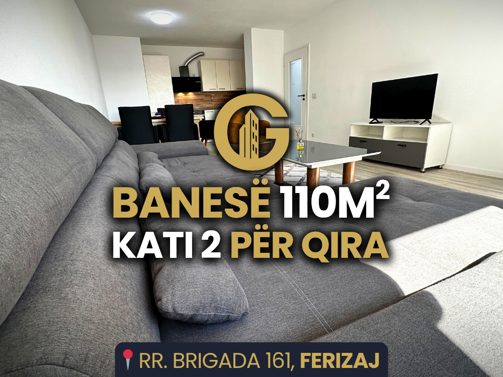 Banesë 110m² për qira, kati 2