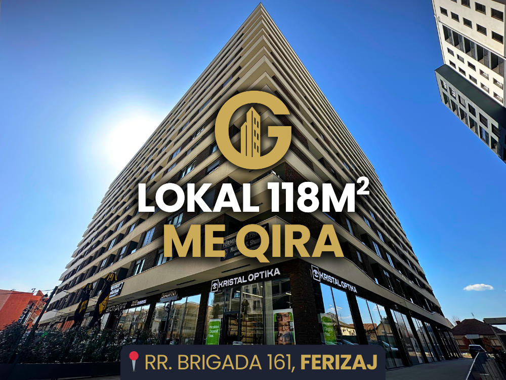 Lokal 118m² me qira, Ferizaj