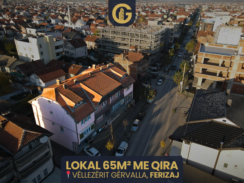 Lokal 65m² me qira, Ferizaj
