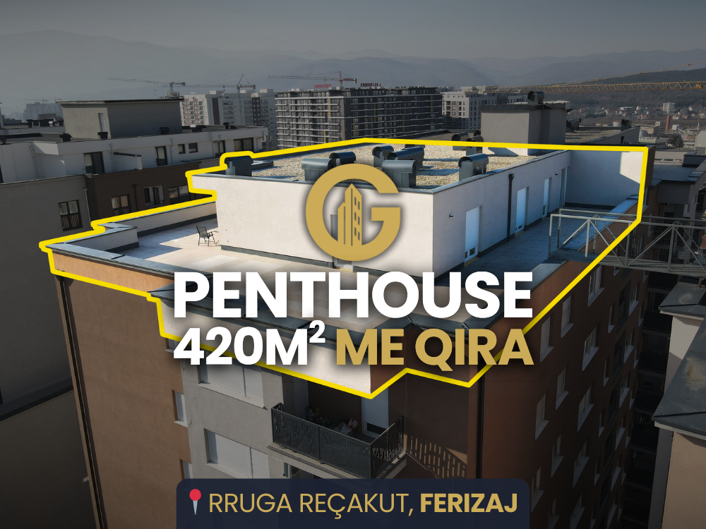 Penthouse 420m² para alugar, Ferizaj