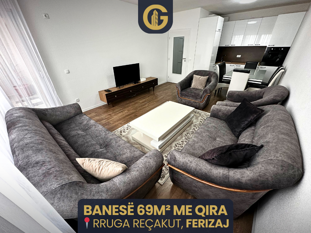 Apartamento de 69m² para alugar, 5º andar, Ferizaj