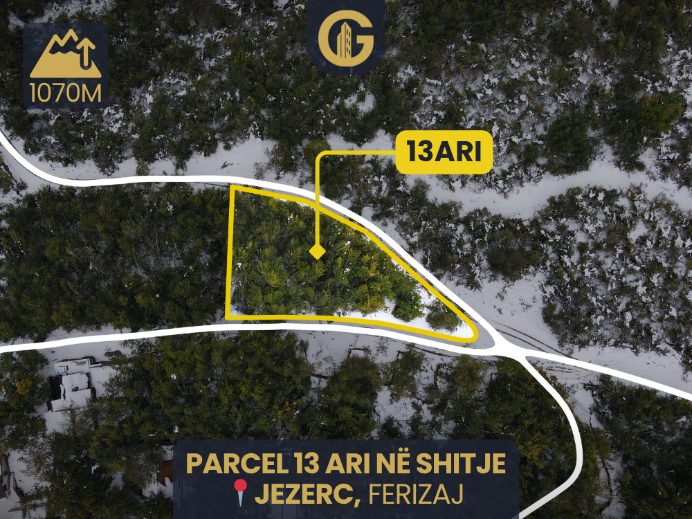 Parcel 13 ari zum verkauf in jezerc, Ferizaj