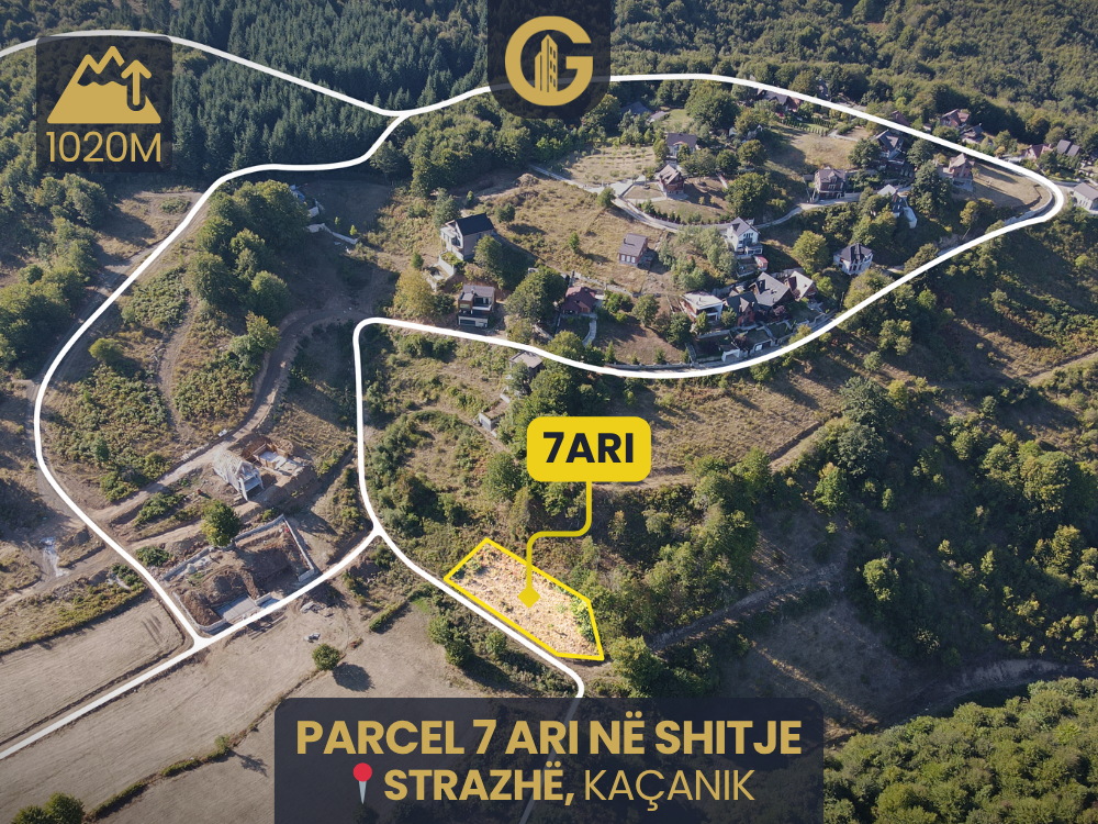 Parcel 7 ari për shitje në strazhë, kaçanik