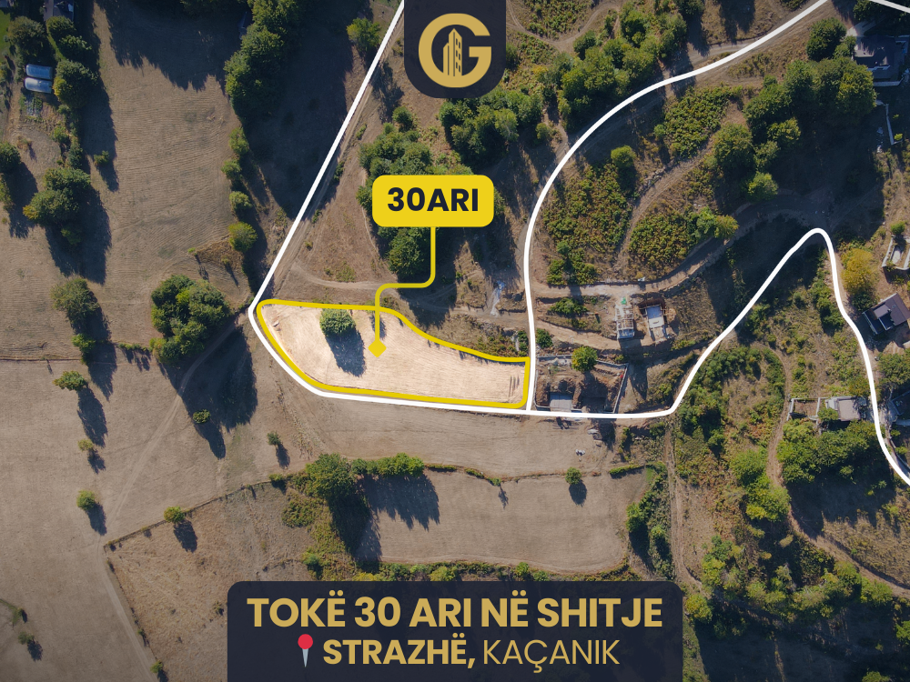 Tokë 30 ari për shitje në strazhë, kaçanik