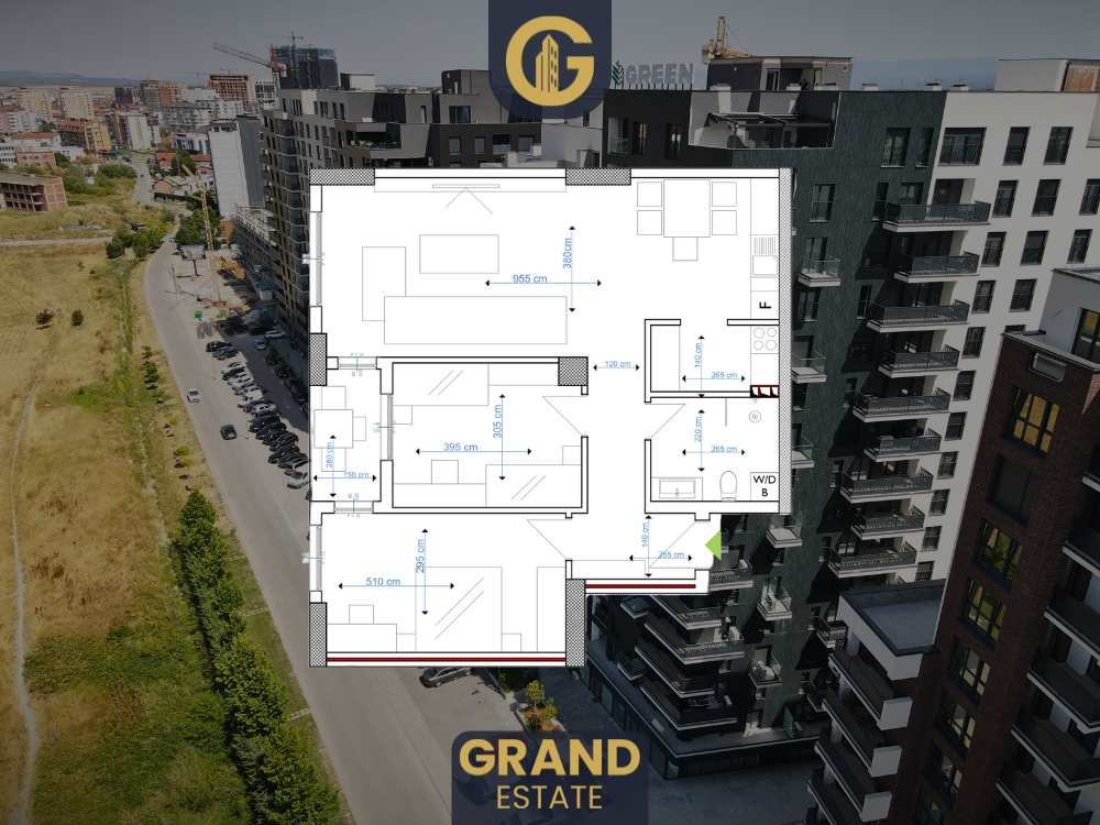 Apartamento de 94.9m² en venta, 3er piso, Ferizaj (3)