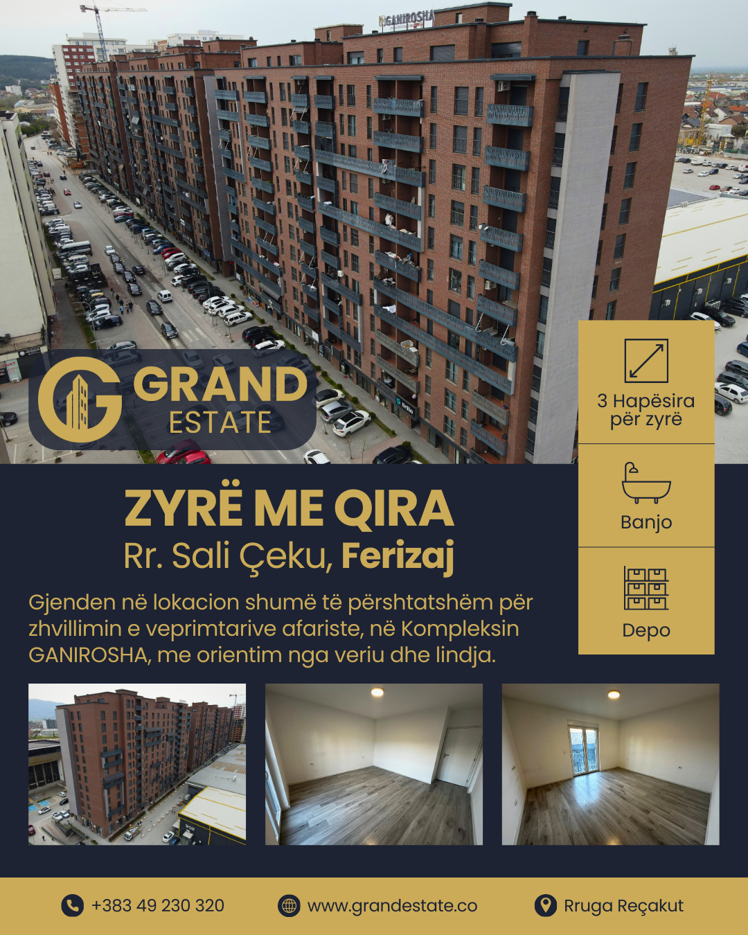 Büro zur miete, Ferizaj