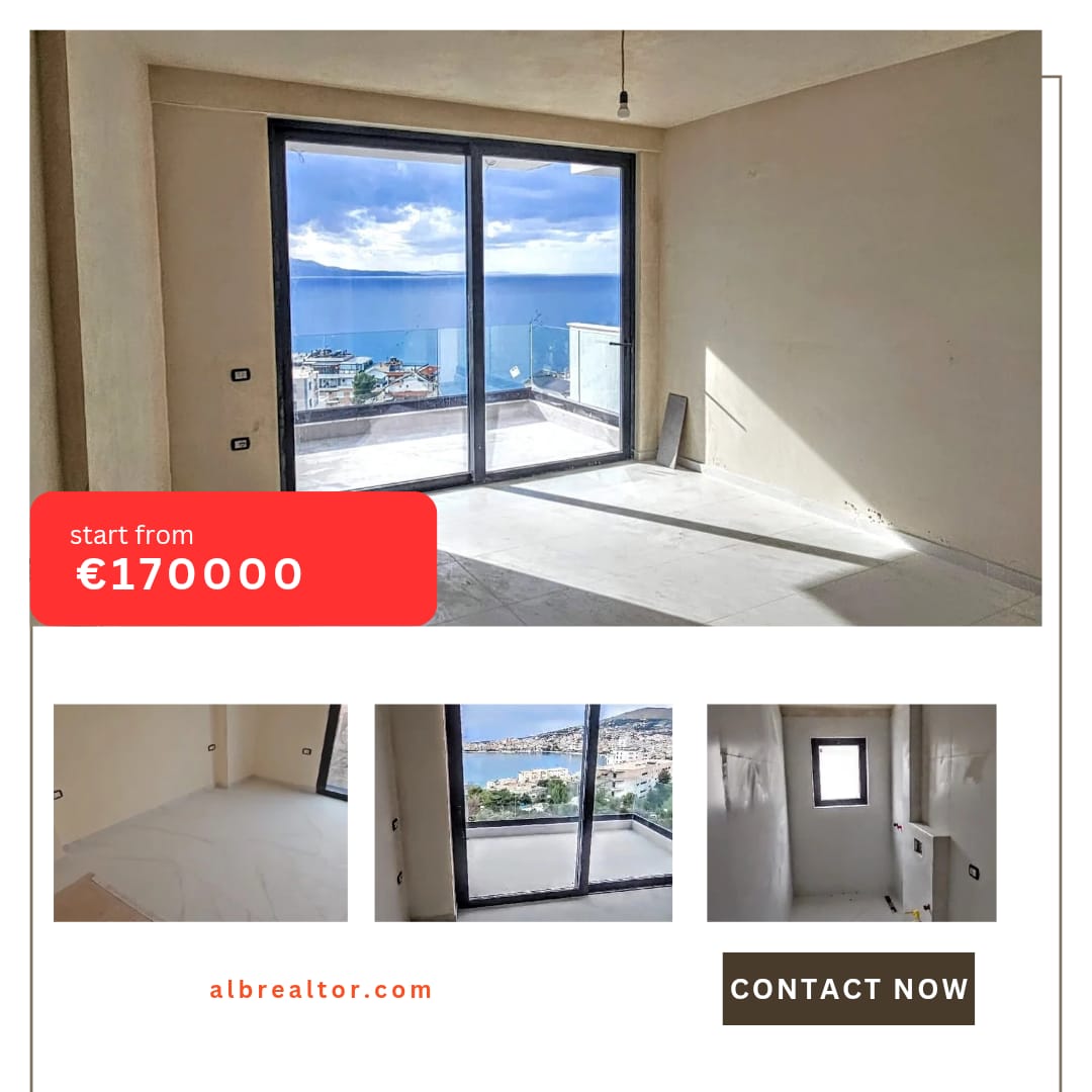 Apartamento en venta en Saranda con vista al mar frontal