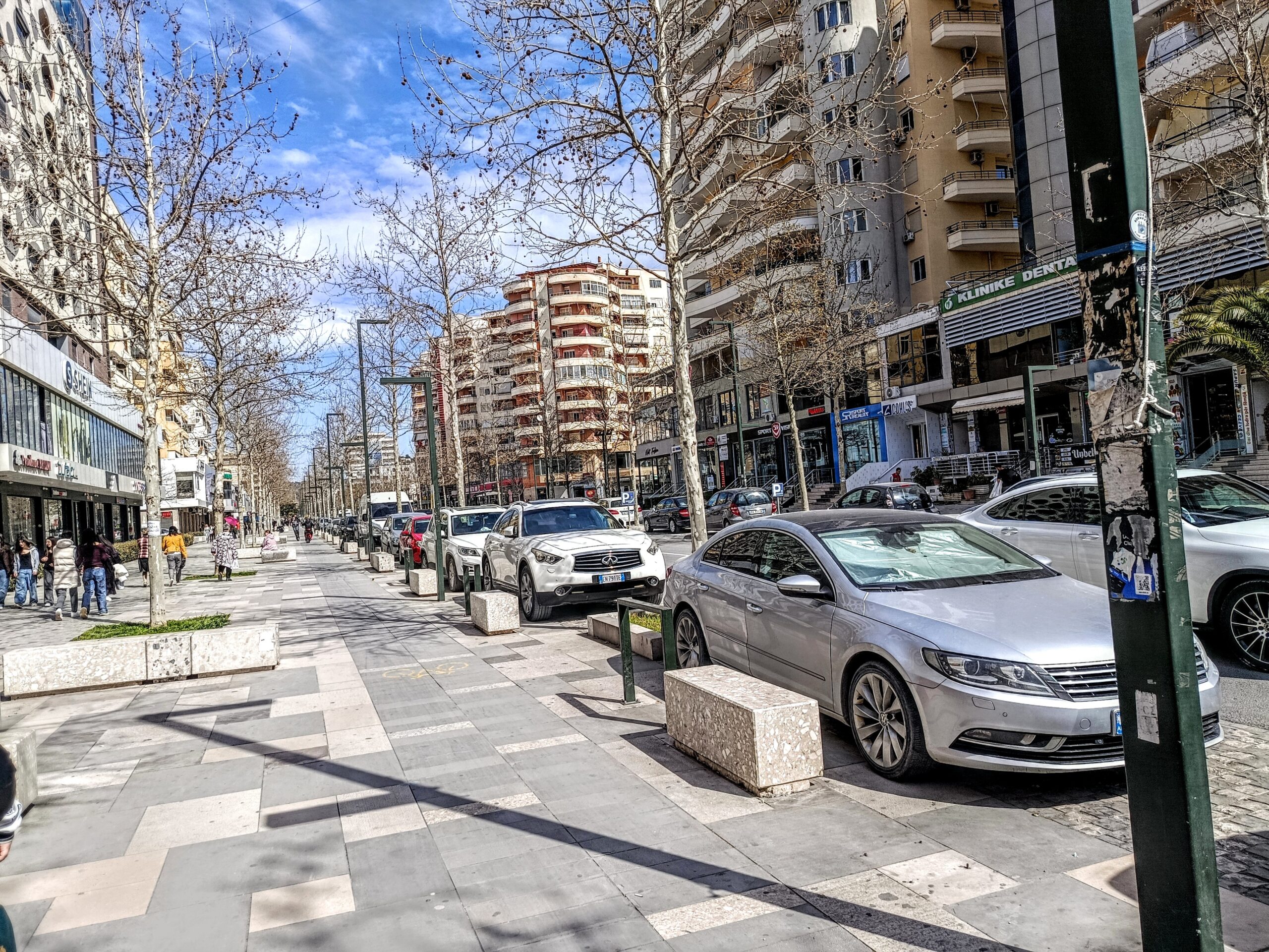 Apartamento de dois quartos na avenida principal de Vlora