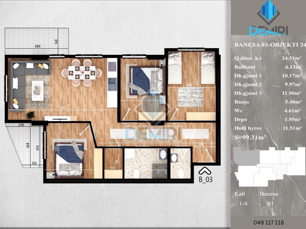 Apartamento en venta – 99,31m² | opciones de pago con cuotas sin intereses
