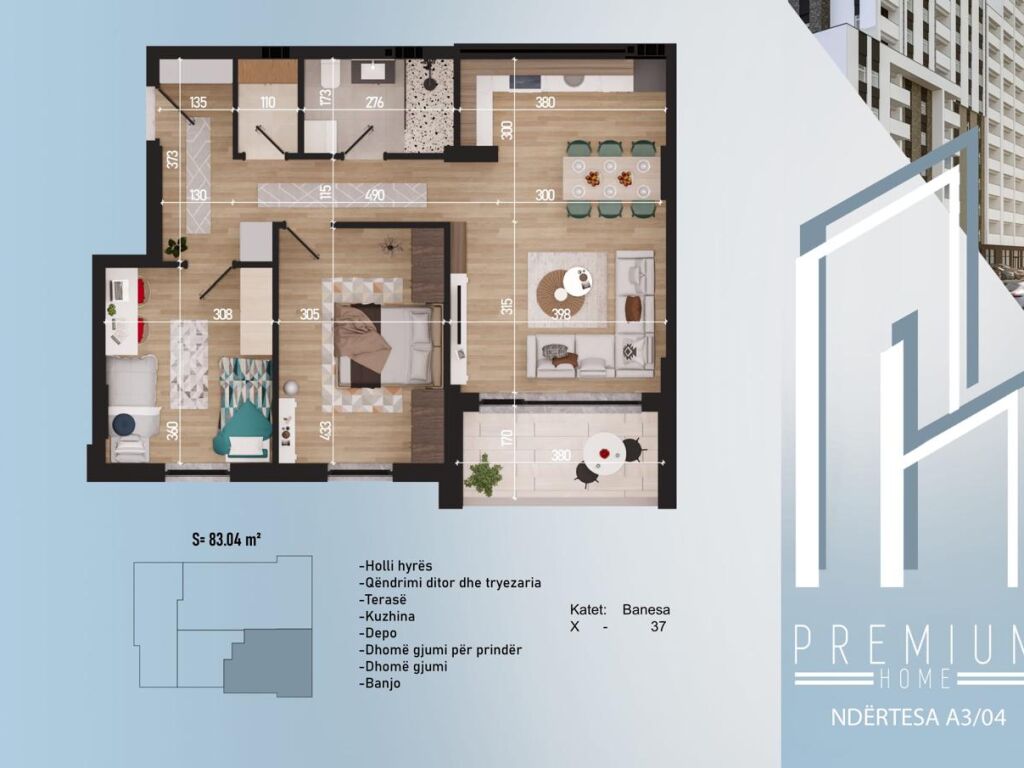 Apartment for sale 83m² in Mitrovica