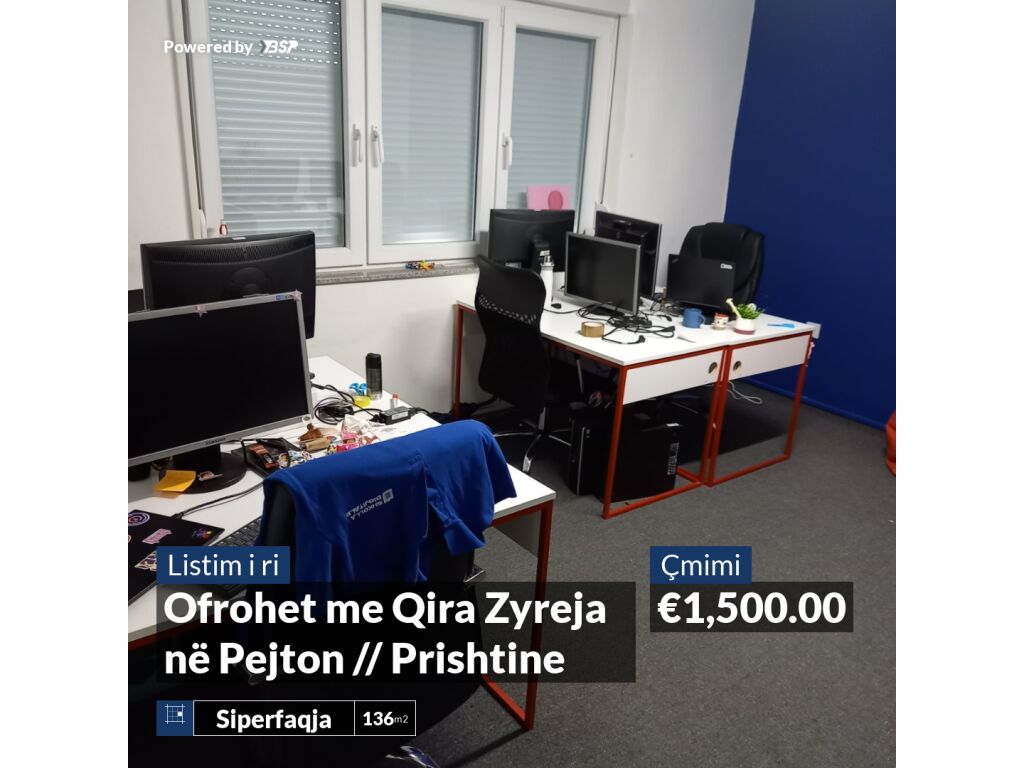 Oficina en alquiler en Pejton // Prishtinë