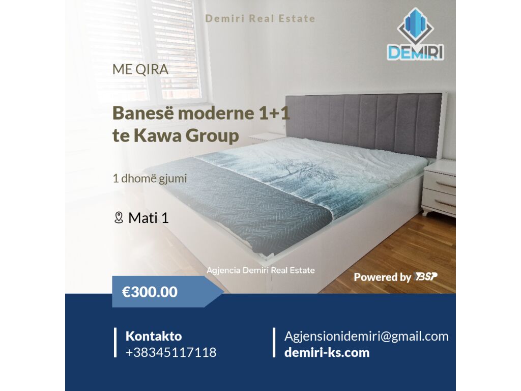 Apartamento moderno en alquiler 1+1 en Mati 1