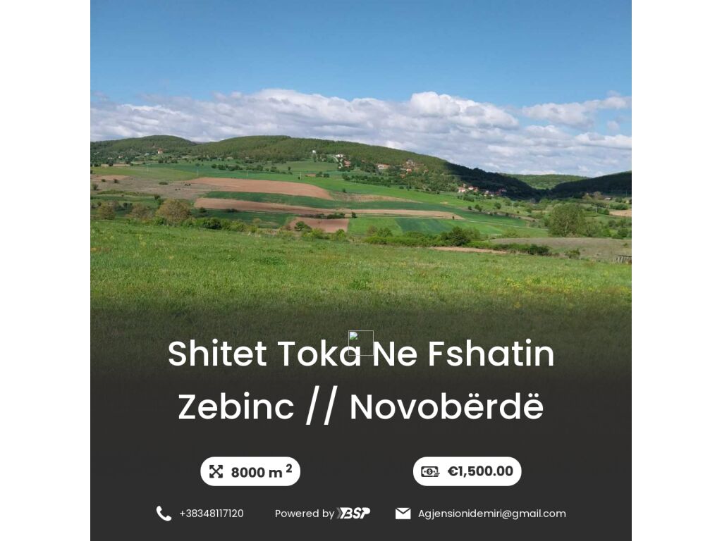 Terreno à venda na aldeia de zebinc // novobërdë