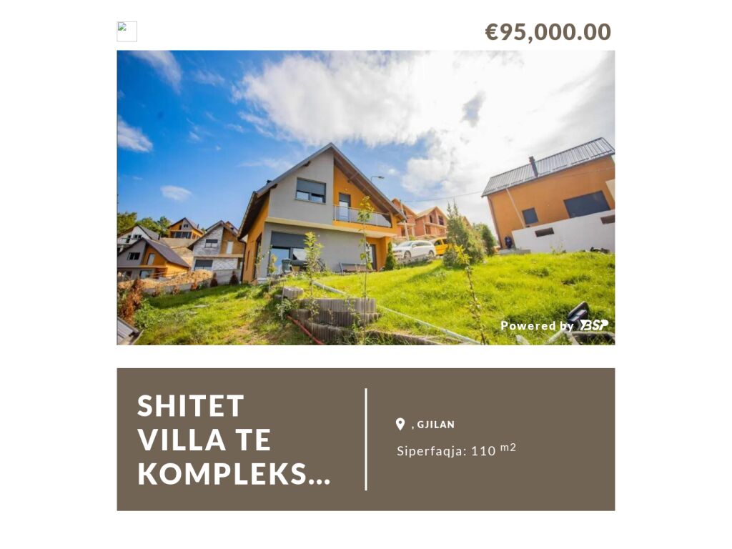 Villa à vendre au kompleksi allegro // novobërdë