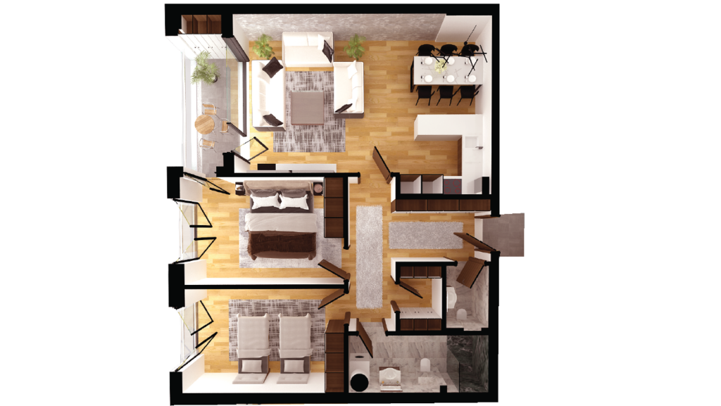 Apartamento en venta 95.71m² – Complejo elena / nueva Pristina (3)