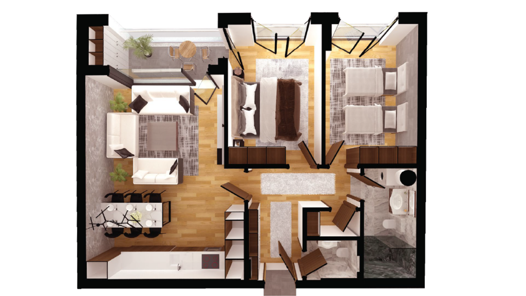 Wohnung zu verkaufen 84,56m² – Elena komplex / neue Prishtina (3)