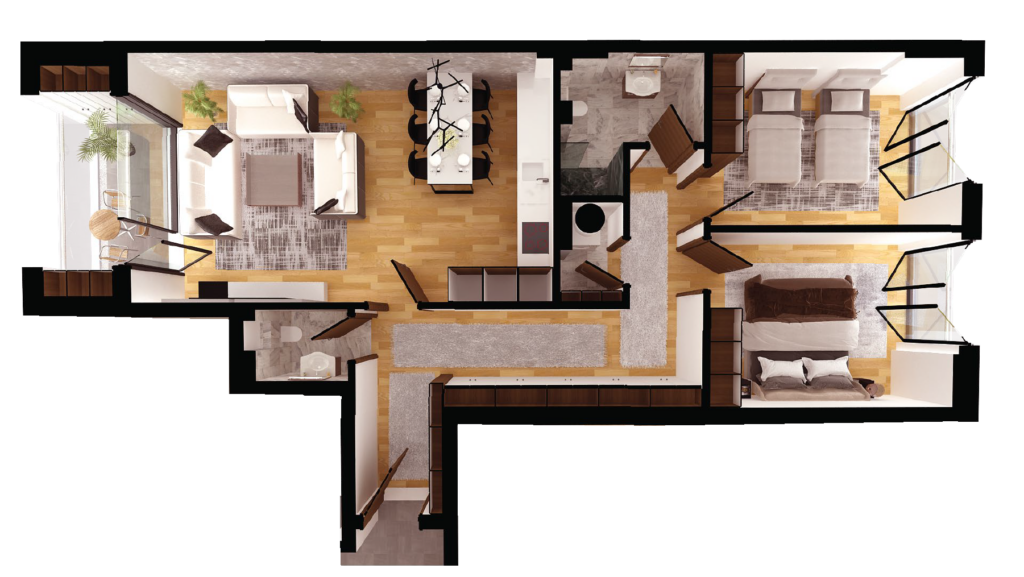 Apartamento en venta 98,90m² – Complejo elena / nueva Pristina (3)