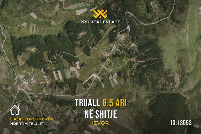 Terrain de 8,5 ari à #vente à novobërdë