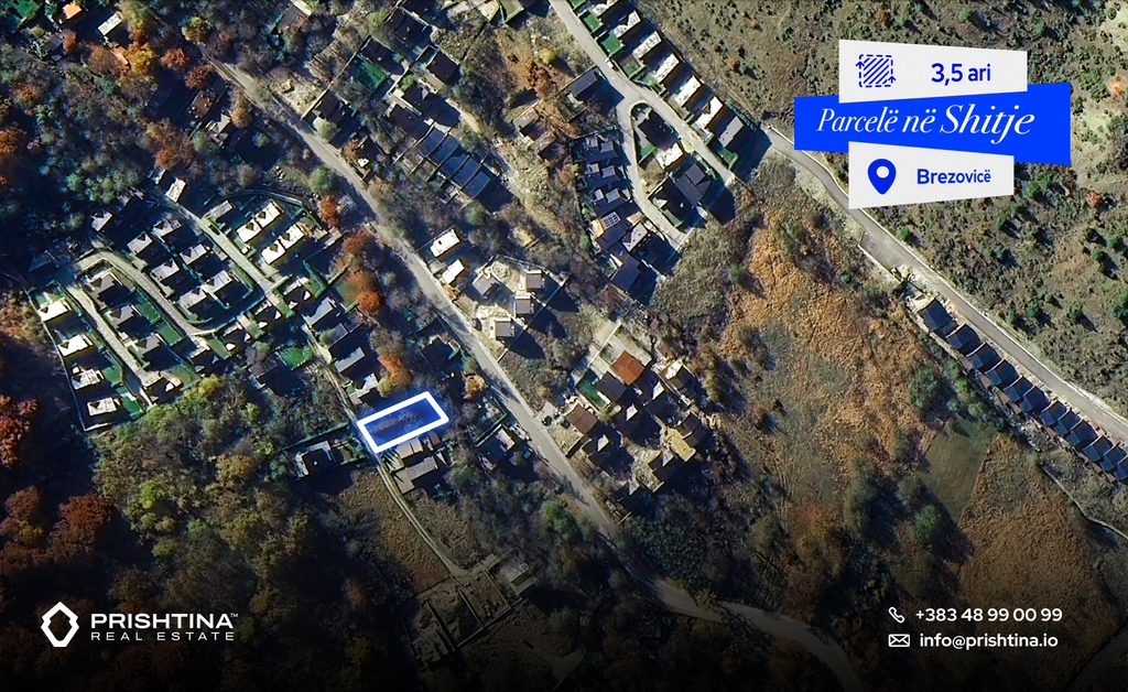 Terreno in vendita a brezovicë 3,5 are