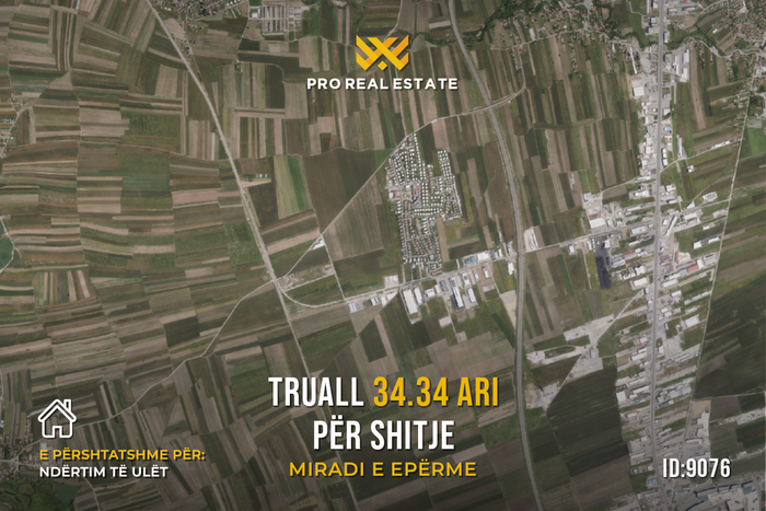 Truall 34,34 ari in vendita a miradi e epërme