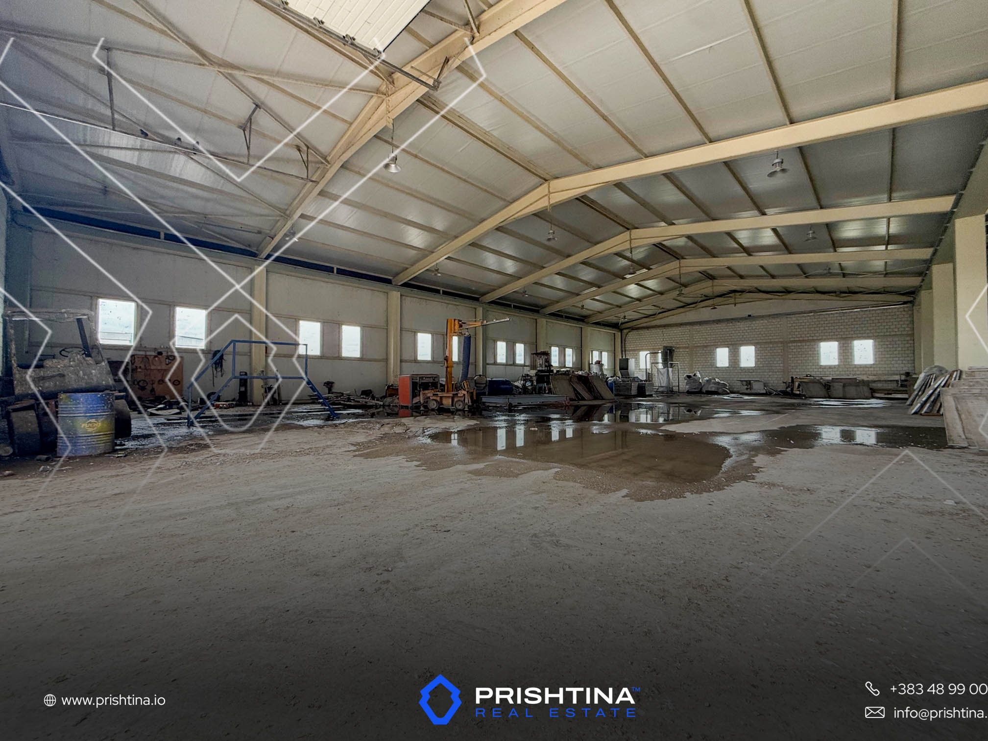 Objekt me qira në magjistrale Prishtinë–Ferizaj 700m²
