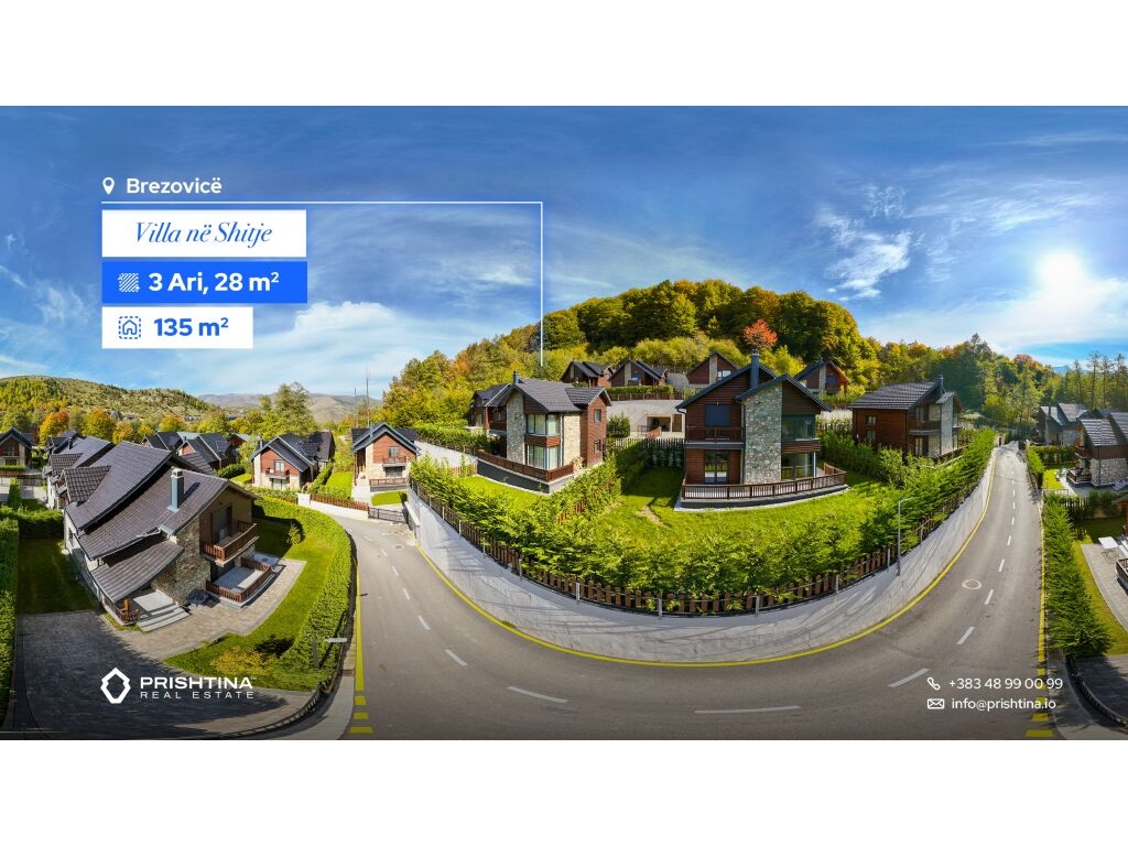 Exklusives haus zum verkauf 135m² in brezovicë