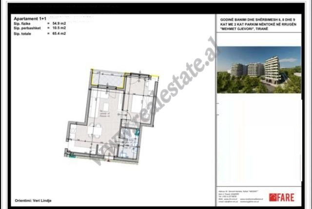 Appartement à vendre au complexe aluna à Tirana