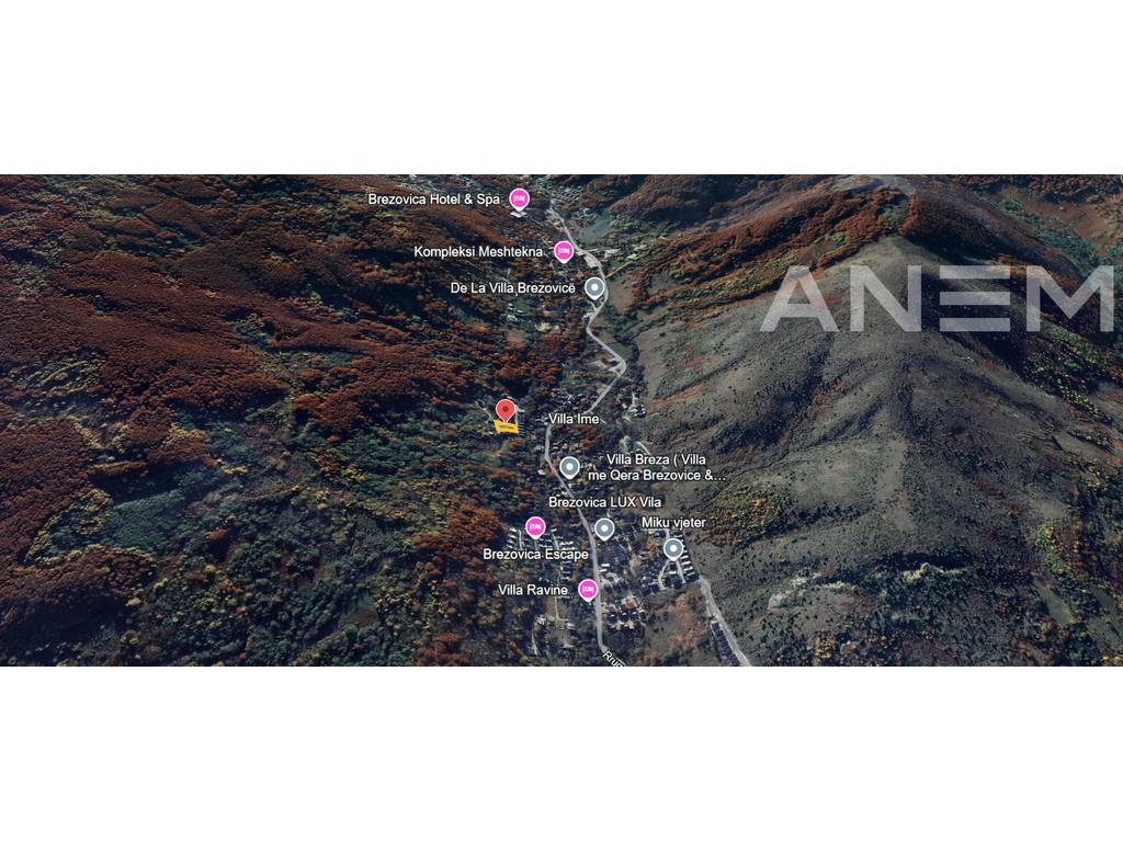 Terrain à vendre 9,4 ari à brezovicë