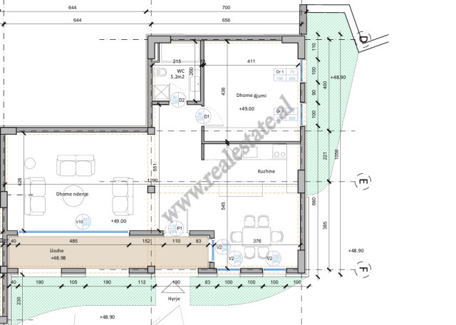 One bedroom apartments for sale in manastiri resort in Saranda, albania (3)