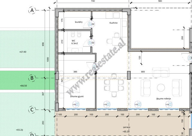 One bedroom apartments for sale in manastiri resort in Saranda, albania (4)