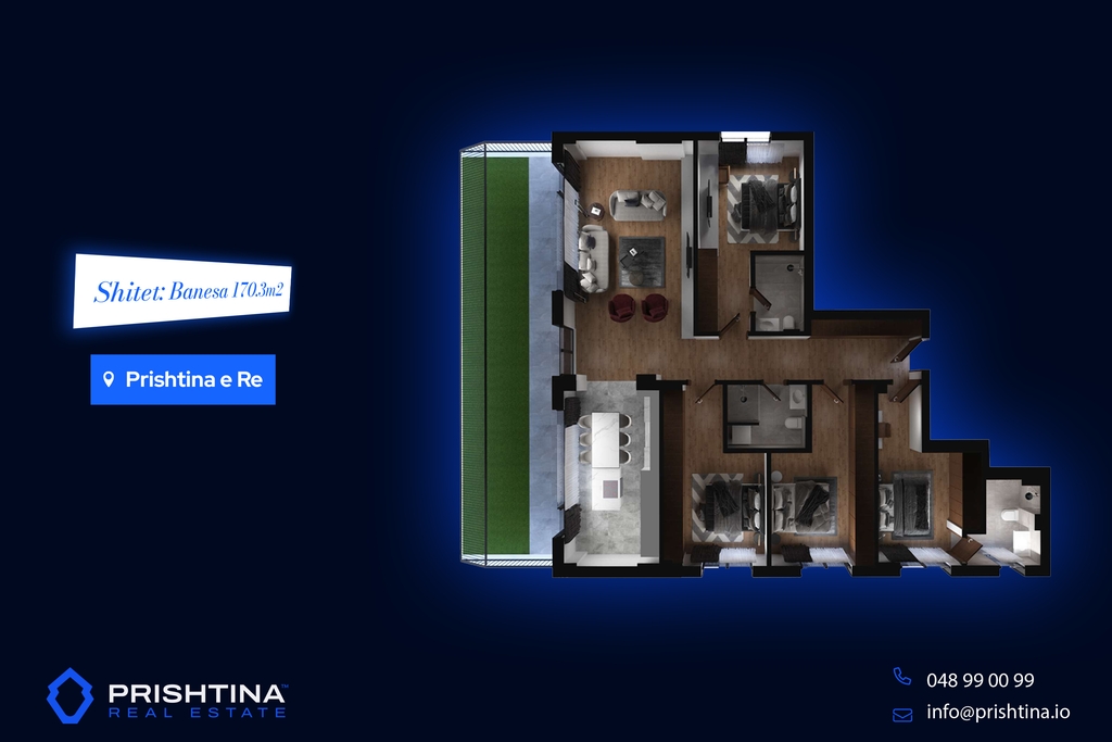 Appartamento in vendita 60m² – 160m² a Prishtina e Re (3)