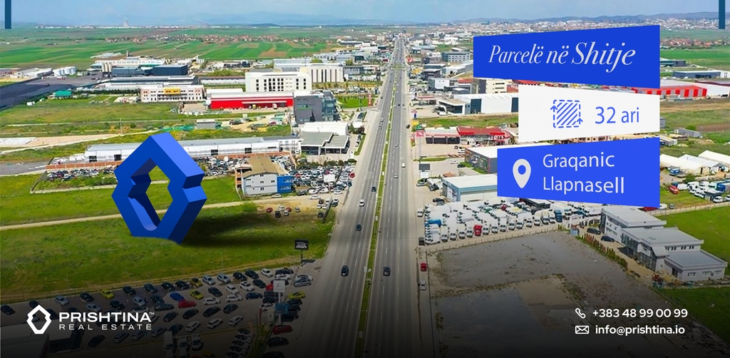 Truall ne shitje 32 ari në magjistralen Prishtinë–Ferizaj